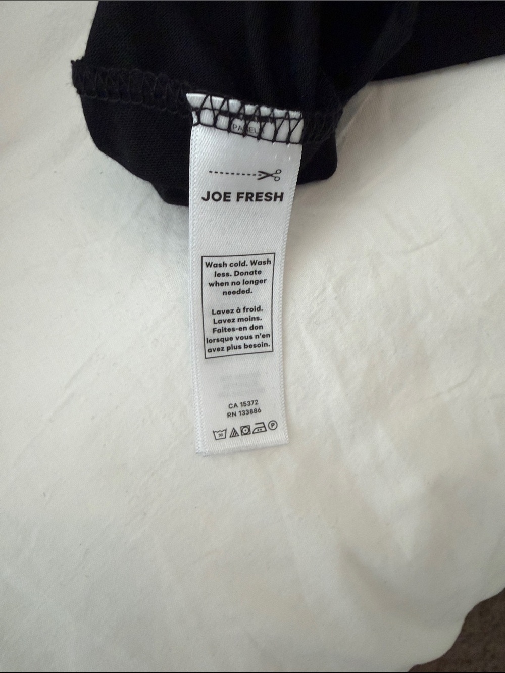 Joe Fresh Black Short-Sleeve Elastic-Waist Mini Dress - Picture 4 of 4